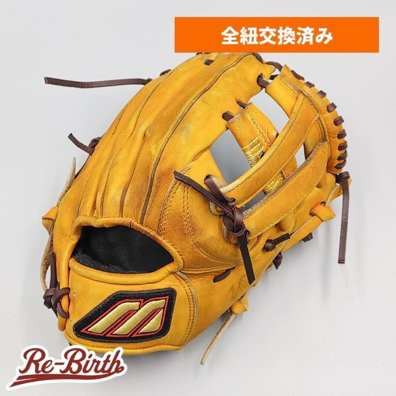 全紐交換済み (高校野球対応)】 ミズノ 硬式グローブ / 内野手用