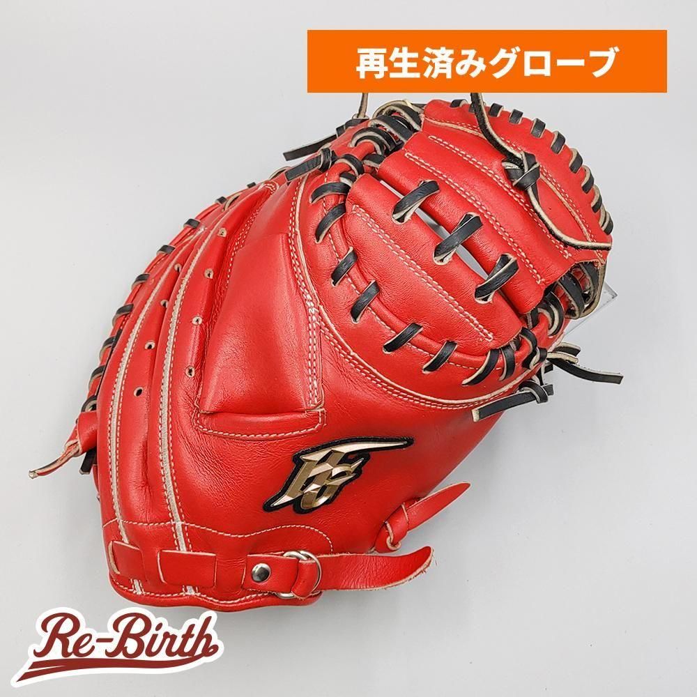 クリーニング済み 】 ハイゴールド 軟式用 キャッチャーミット 型付け