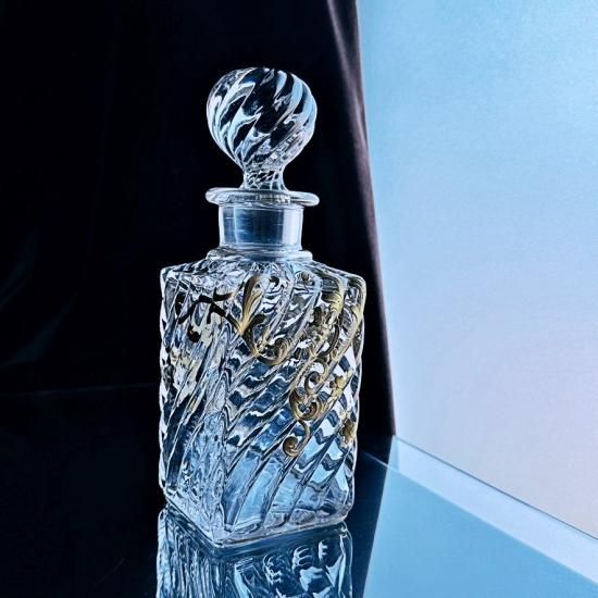 金彩オールドバカラ ルイ15世様式の大きなデキャンタ#19【19世紀後半