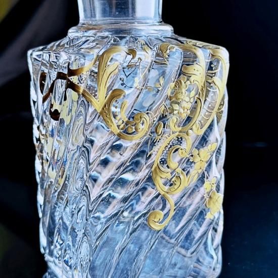 金彩オールドバカラ ルイ15世様式の大きなデキャンタ#19【19世紀後半