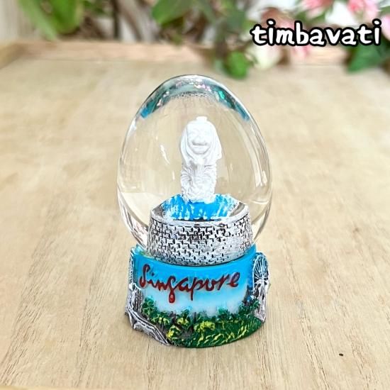 シンガポール】マーライオン スノードーム (スノーグローブ) - 世界の