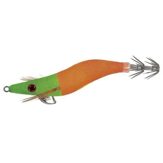 エギ】2025新色 2.5号 出雲デスフォール オレンジボディ 緑ヘッド