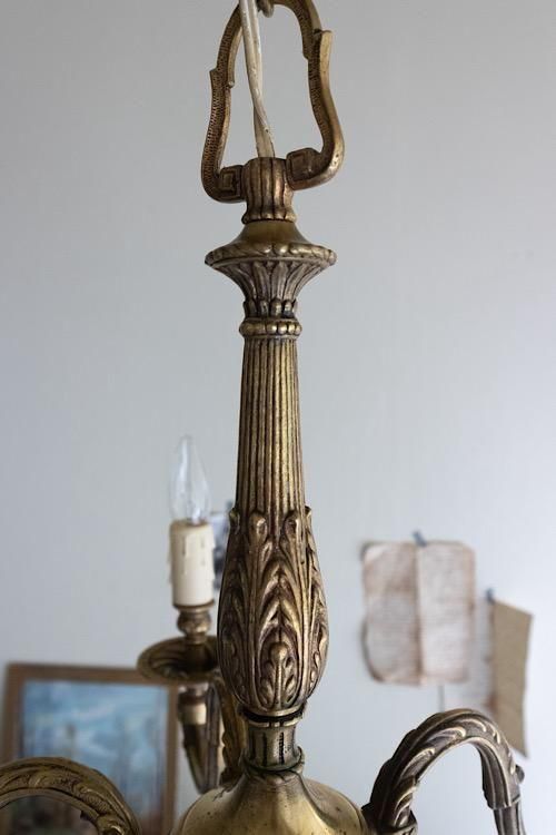 5灯シャンデリア | アンティーク照明- フランスアンティーク antiques