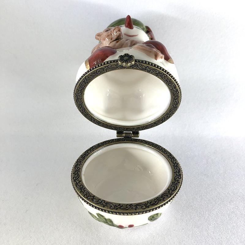 スノーマン型ボックス（マダム） ビレロイ＆ボッホ 小物入れ