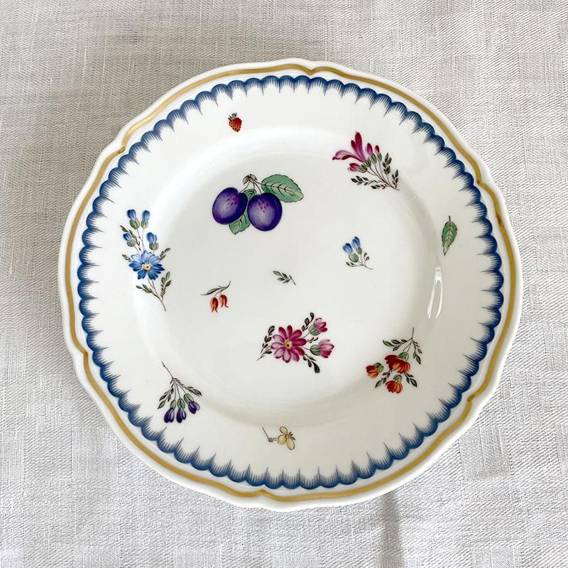 トスカーナのフルーツと花柄のケーキ皿 リチャード ジノリ Ginori