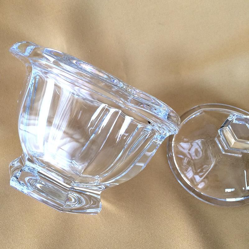 Baccaratガラスのキャンディポット フランス・アンティーク雑貨