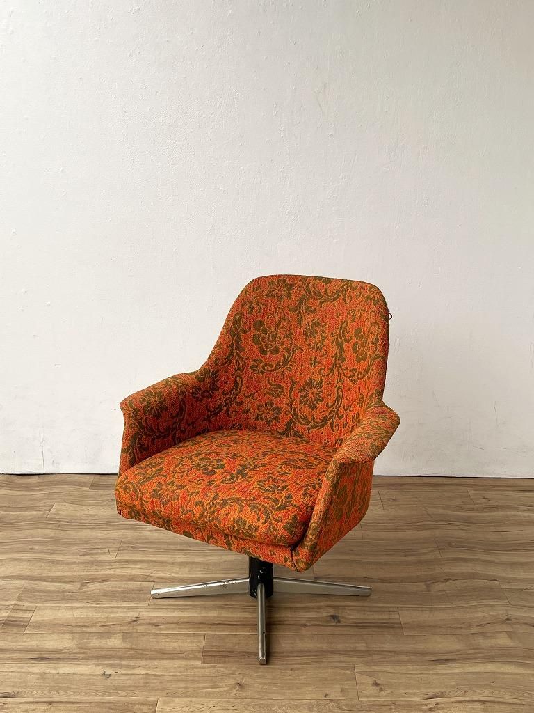 1960-70's ヴィンテージ ファブリック ラウンジチェア - アンティーク