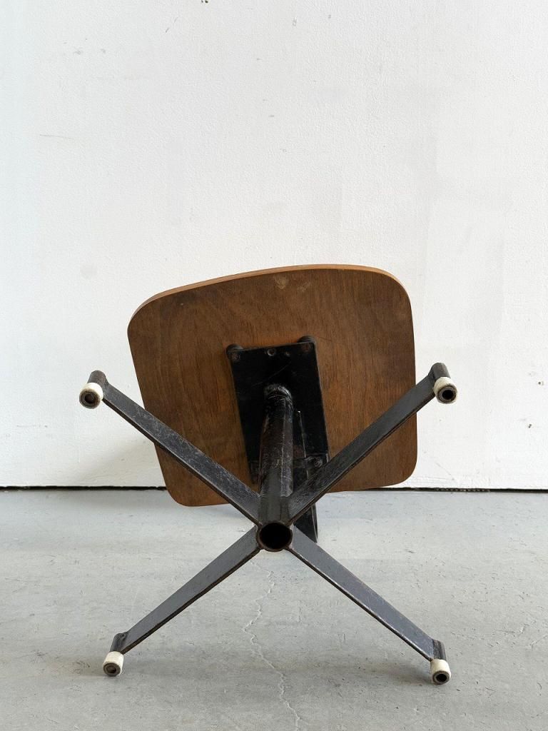 1940-50's ヴィンテージ ステンシル プライウッド デスクチェア