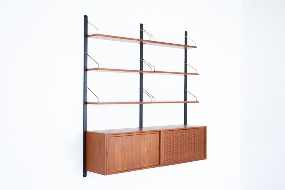 Poul Cadovius ウォールユニットシェルフ チーク | 北欧家具 haluta
