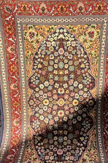 オールド絨毯/トルコ・トカット/ヘレケ絨毯/チェシュミブルブル柄約185