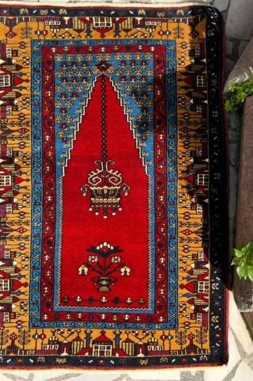 トルコ絨毯 - 手織り絨毯＆キリム☆Heaven's Door