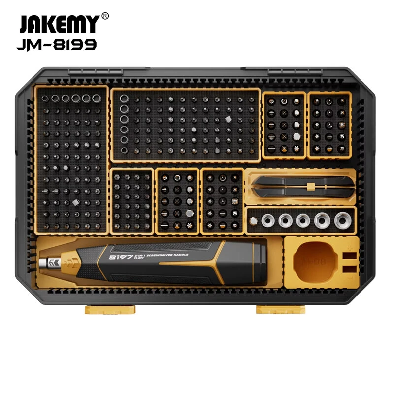 Jakemy JM-8198/135pcs JM-8199/257pcs Repair Tool Kit CR-V Steel