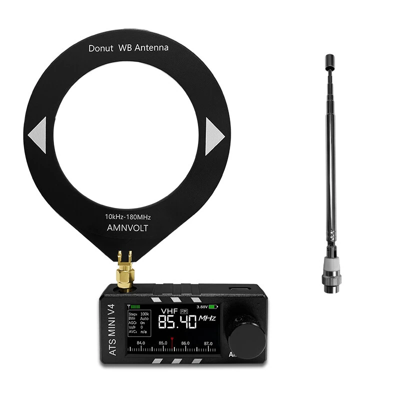 AMNVOLT V4 ATS Mini SI4732 Radio ALL Band DSP Radio FM AM SSB LSB