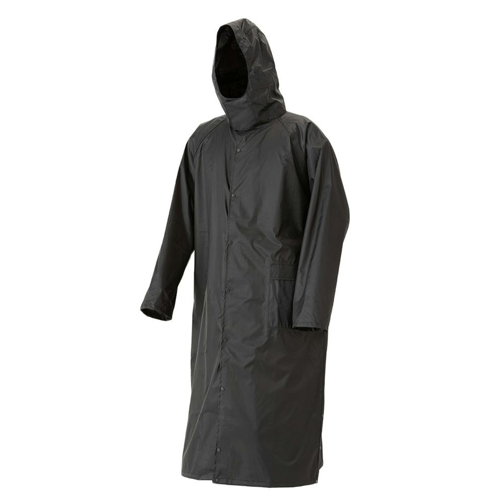 カインズ アクティブロングレインコート ブラック M | 作業着・作業服