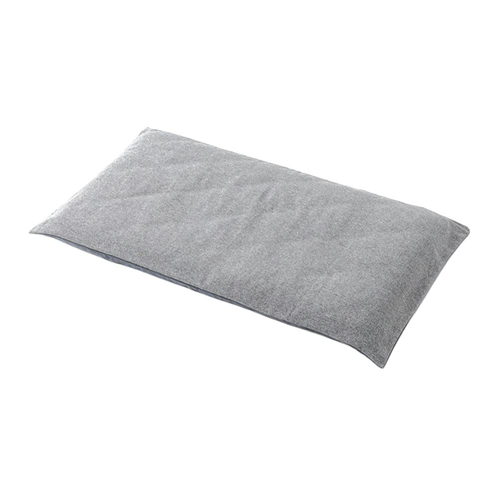 ロングフロアクッションカバー ライト グレー 68×120cm※カバーのみ