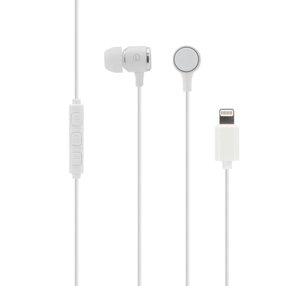 Lightning用有線イヤホン ホワイト | 携帯・スマホグッズ 通販