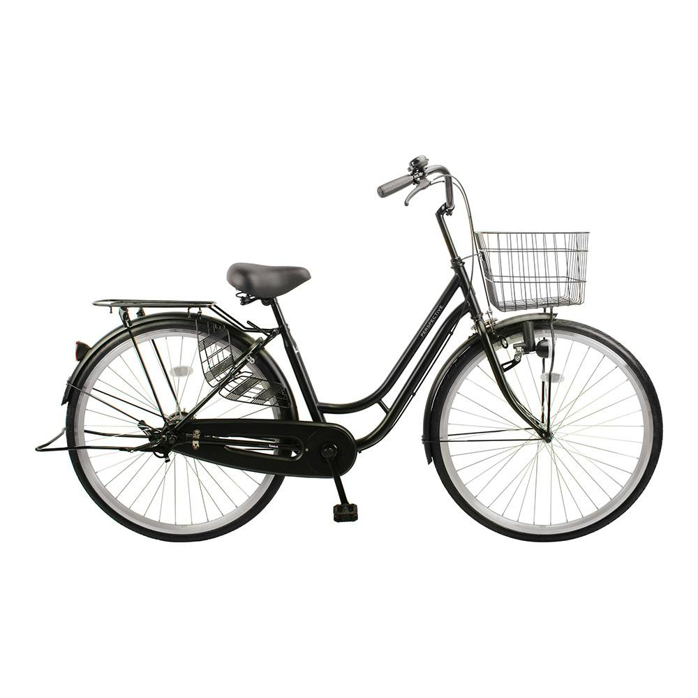 自転車】軽快車 CHACLE パースペクティブ 26インチ ブラック | シティ