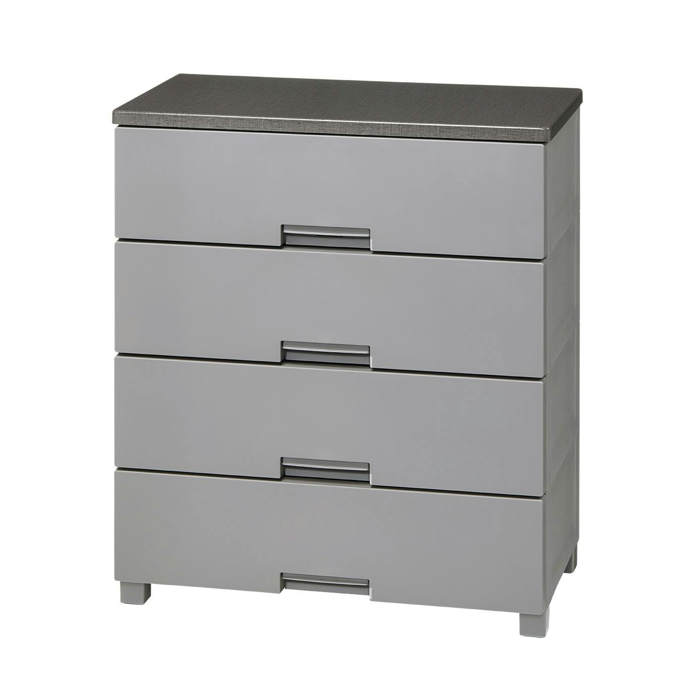 フィッツ(Fits) フィッツチェスト 7504 グレー 75×41×85 完成品 衣類