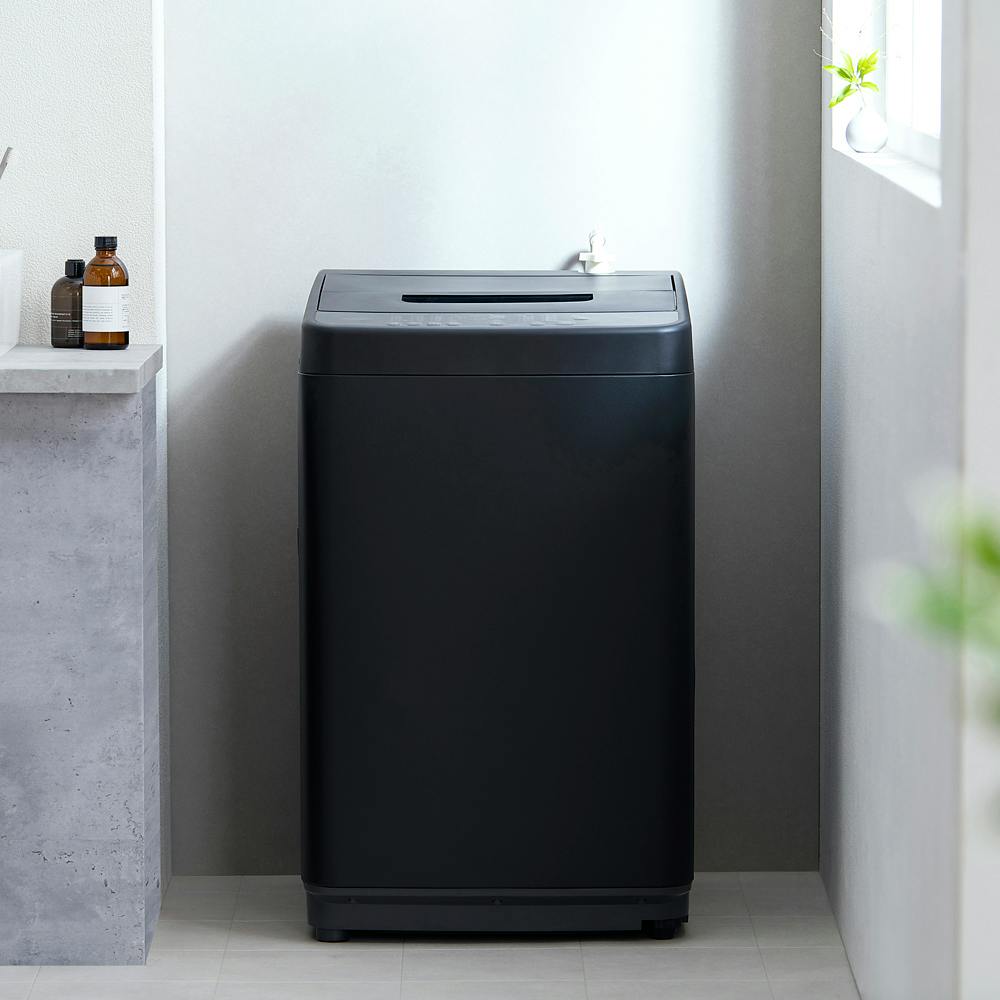 アイリスオーヤマ 全自動洗濯機 6.0kg IAW-T606-B ブラック 洗濯機