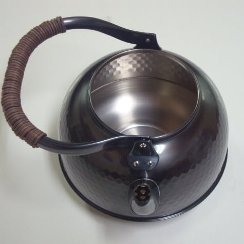 純銅黒銅仕上げ 槌目湯沸かし 2300ml BC-7 日本製 銅製品 銅 お湯