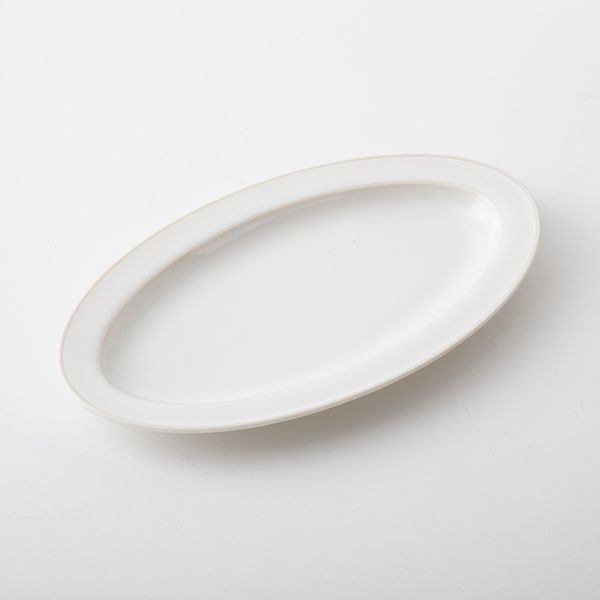 miyama./racca ポワソン浅皿 24cm -汁物もお魚も盛り付けやすい、省