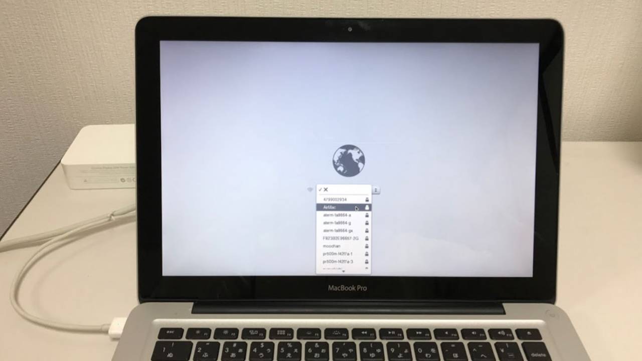 インターネットリカバリを使って、OSの入ってないMacを再セットアップ