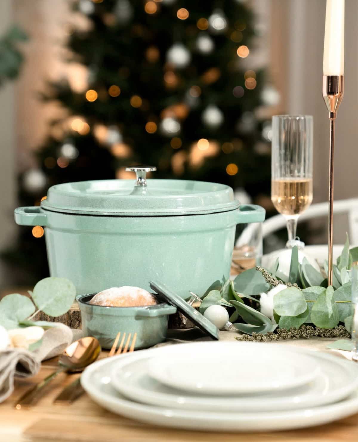 ピコ・ココット ラウンド 20cm セージグリーン｜ストウブ / Staub