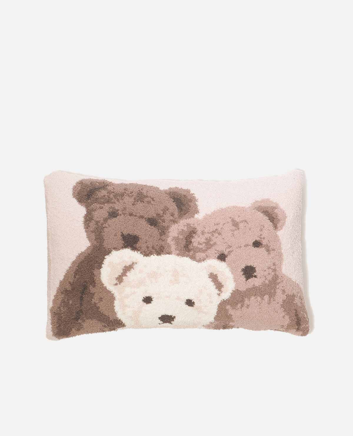 3カラーベア ジャガード ピローケース まくらカバー｜ジェラートピケ