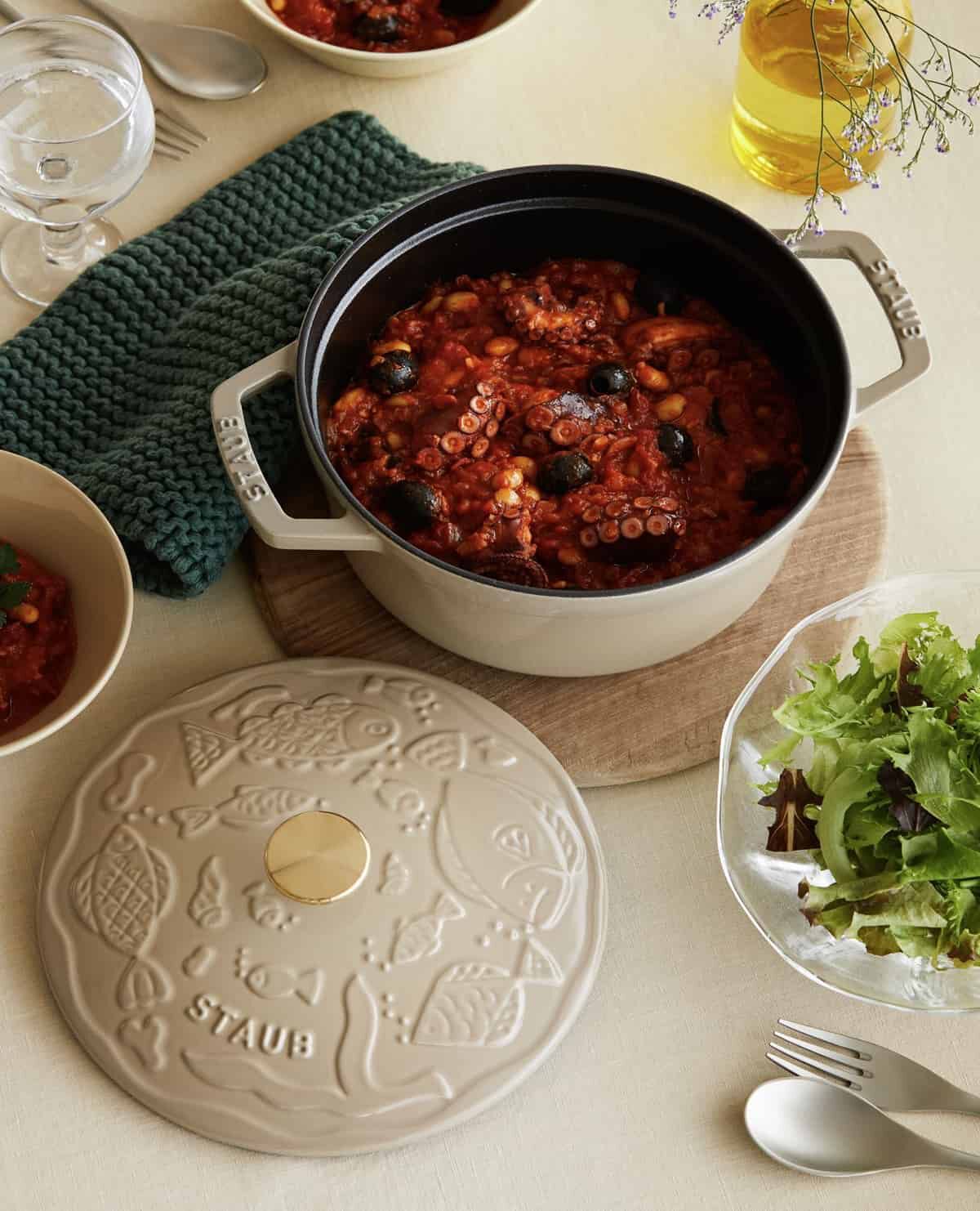 cocotte ocean ココットオーシャン ラウンド 20cm