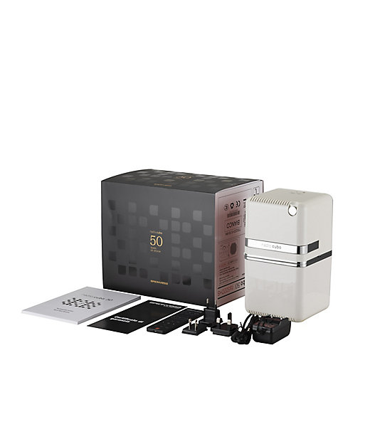 BRIONVEGA radio．cubo White Snow