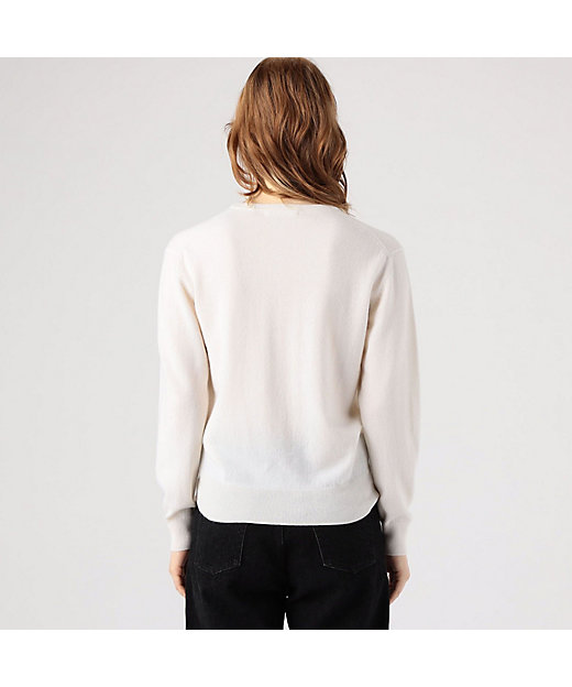 スコットランドカシミヤ Vネックニット | GALERIE VIE (Women