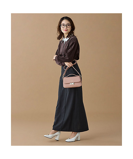 シャンゼリゼ レザーショルダーバッグ ／ ハンドバッグ | LACOSTE