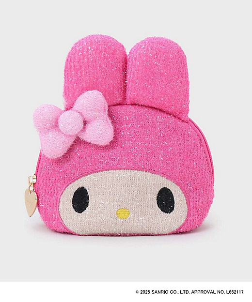マイメロディ】フェイス型キラキラシェルポーチ（2002508633