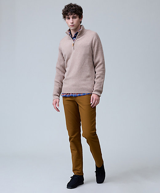 ウール×カシミヤの上質素材【Cash Lamb's Wool】ハーフ