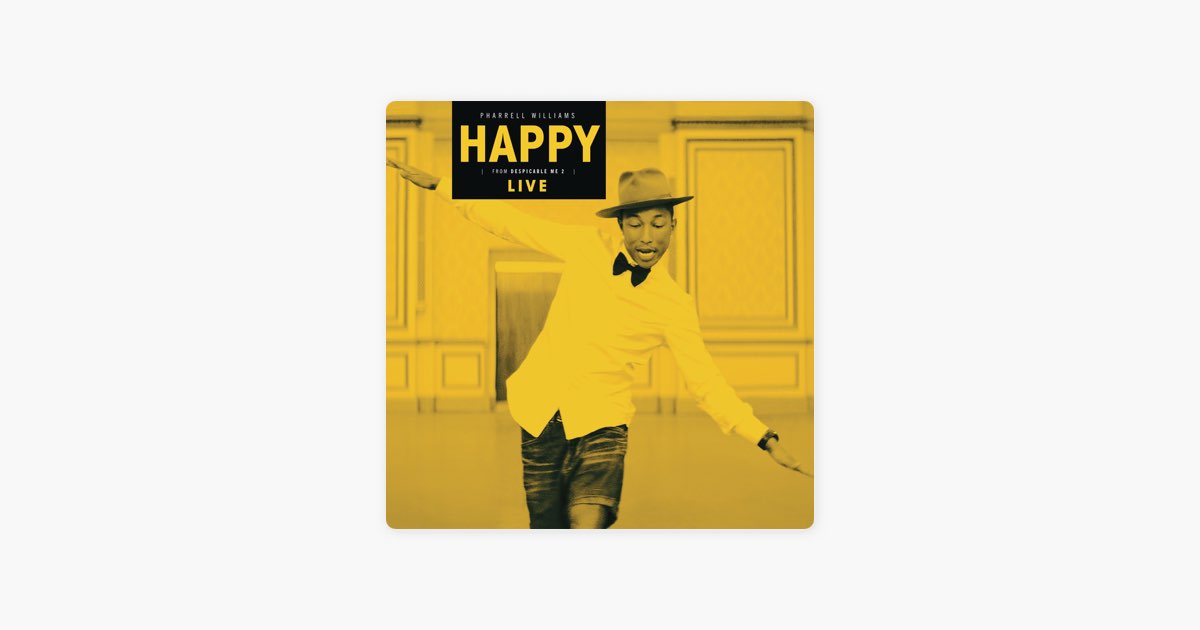 Happy (Live) - Single - Album by Pharrell Williams - Apple Music