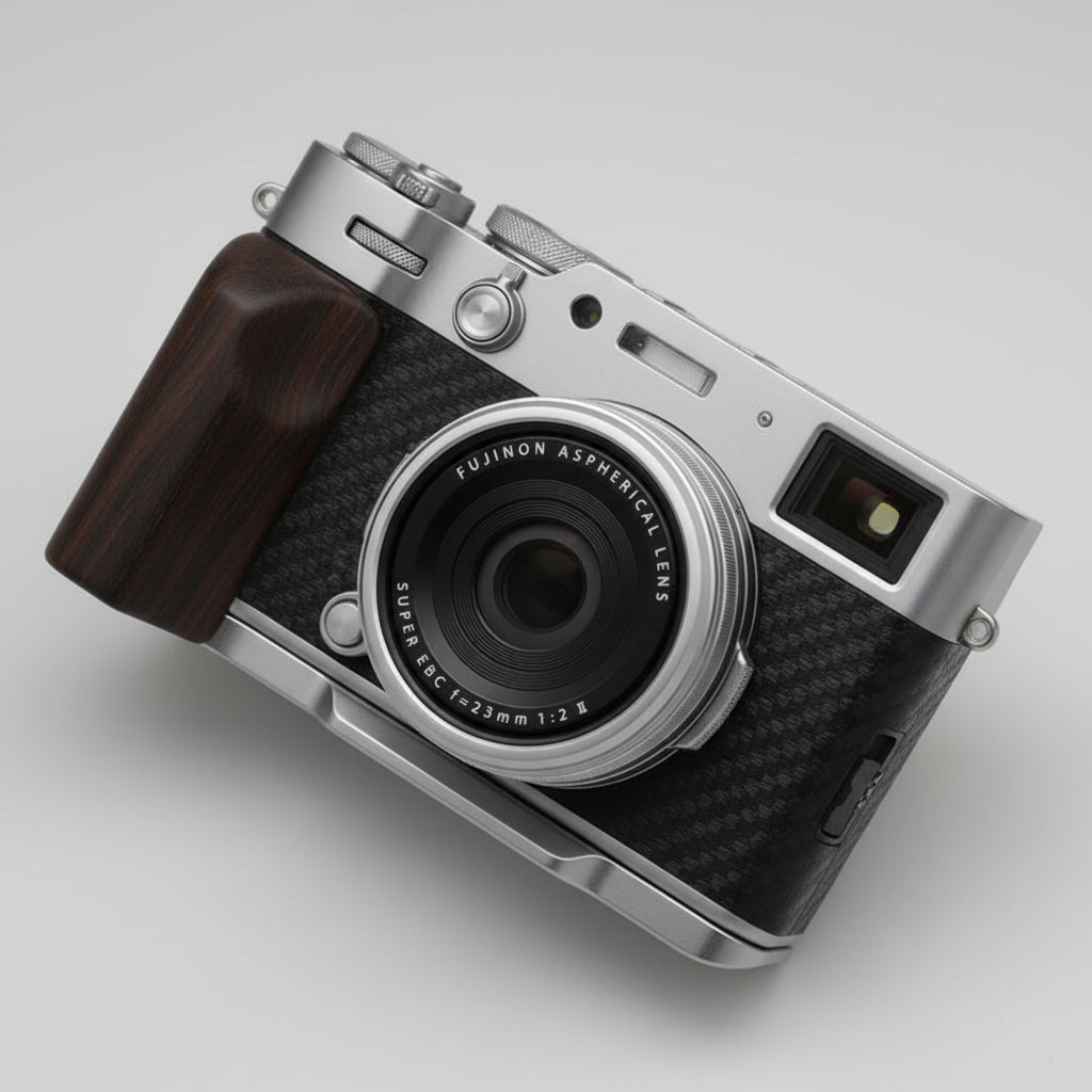 Fuji X100VI グリップ 📷 X100Vシリーズカメラ用木製ハンドル