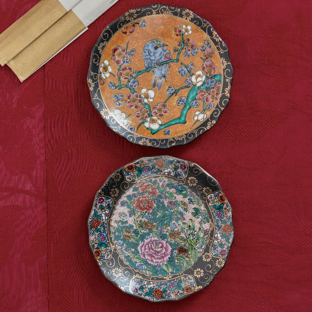 九谷焼 13cm皿揃 吉田屋 錦絵 | SITE_TITLE_NAME