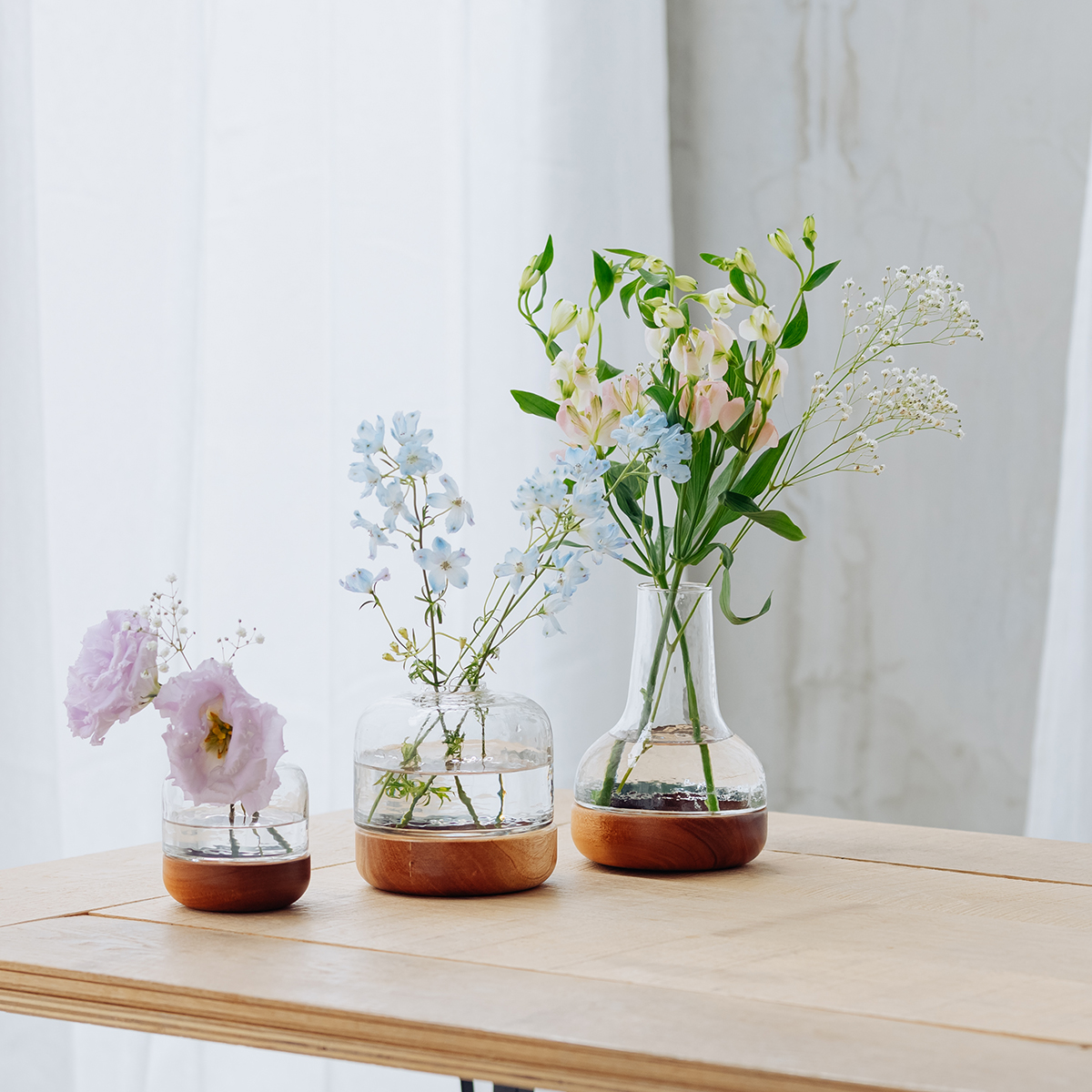 シナリー ウッド＆ガラスベース チムニーL | itomani（いとまに