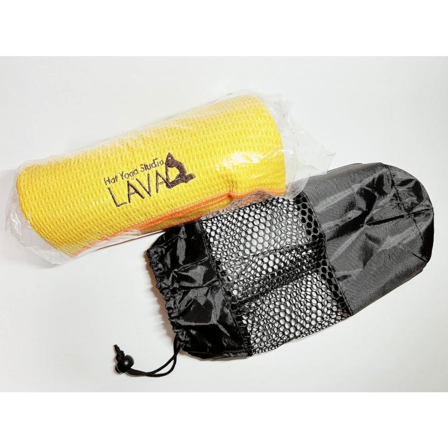 LAVA ヨガラグ ヨガタオル 滑り止めヨガラグ 収納袋付き ヨガマット