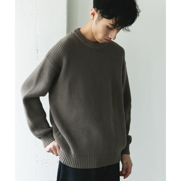 URBAN RESEARCH DOORS（アーバンリサーチドアーズ） 畦ニット クルー