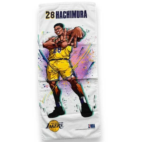 NBA ロサンゼルス・レイカーズ イラストフェイスタオル #28 八村塁