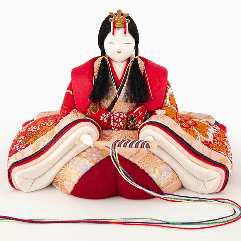雛人形 コンパクト 一秀 ひな人形 木目込人形飾り 五段飾り 十五人飾り