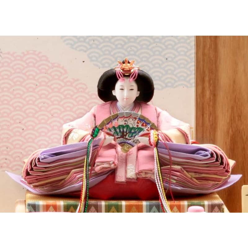 雛人形 久月 ひな人形 三段飾り 七人飾り 雛の詩 平安三賢女 歌人付