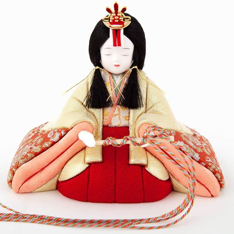 雛人形 コンパクト 一秀 ひな人形 木目込人形飾り 平飾り 親王飾り