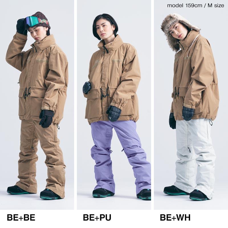 43DEGREES スノーボードウェア レディース 上下セット スキーウェア