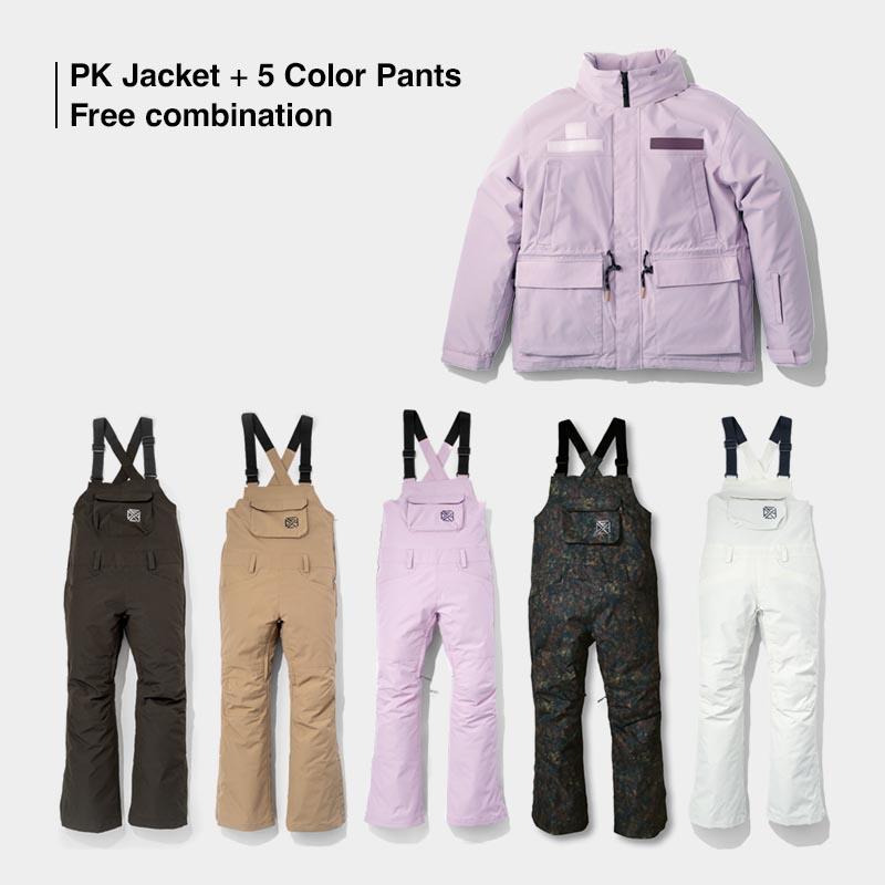 43DEGREES スノーボードウェア レディース 上下セット スキーウェア