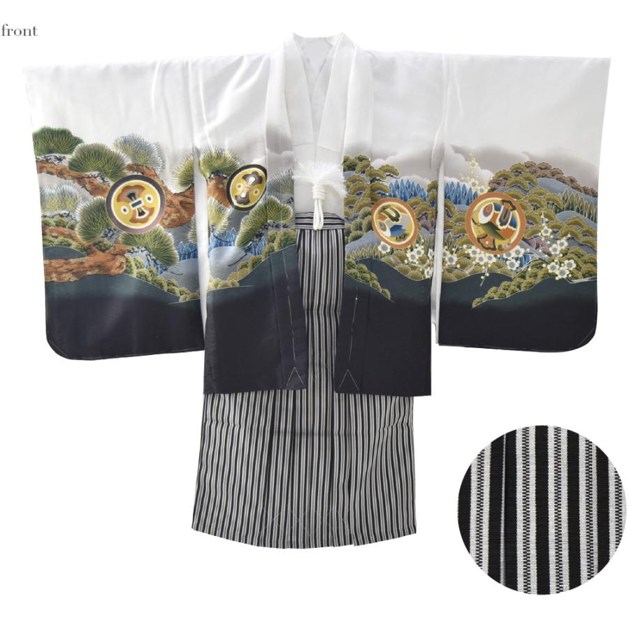 なごみや 七五三 着物 男の子 5歳 袷用 アンサンブル10点セット 鷹に