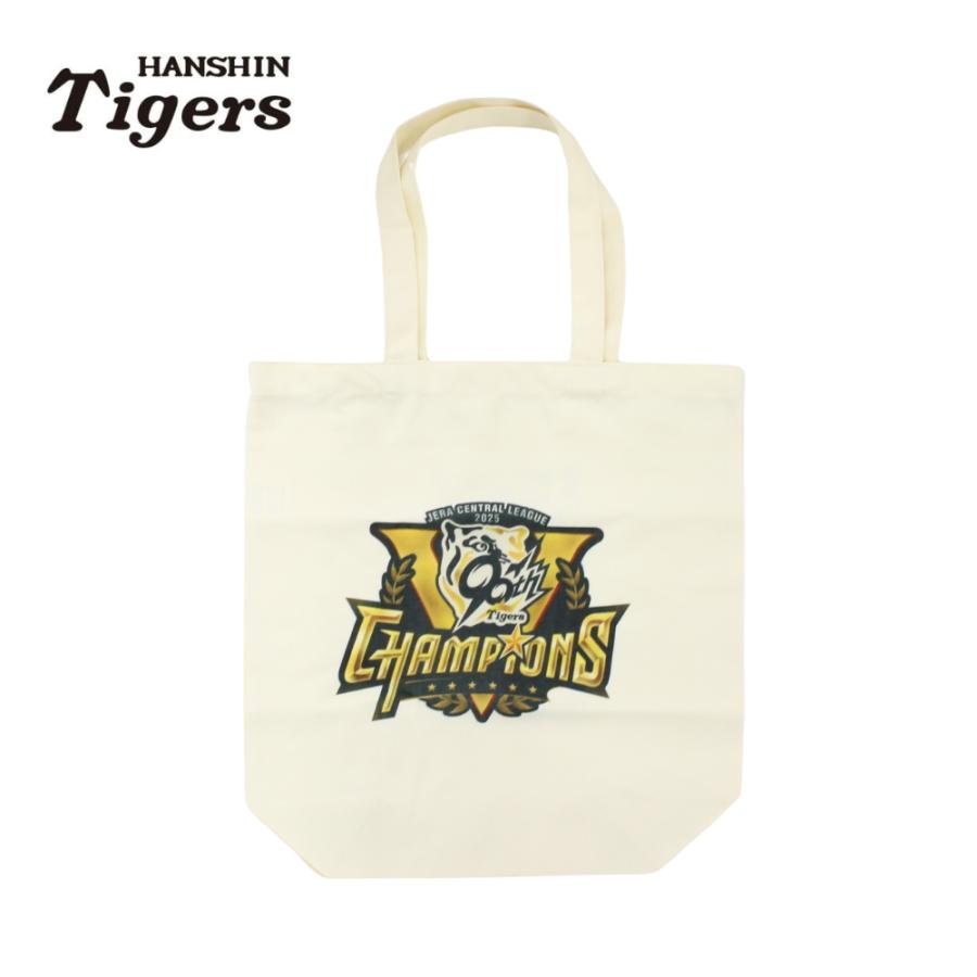 阪神タイガースグッズ 2025 セ・リーグ優勝記念 ロゴトートバック