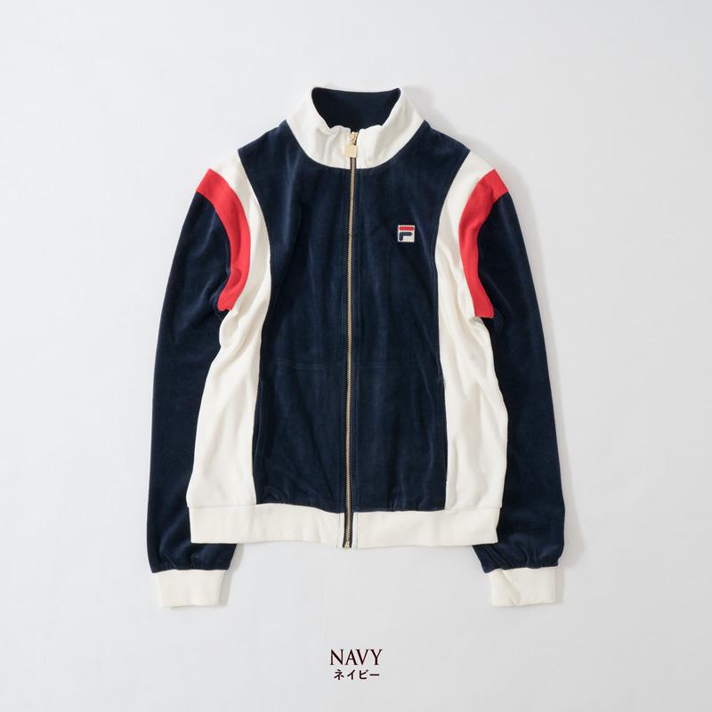 FILA（フィラ） US企画 フロイド ベロア ジャケット FILA Floyd Velour