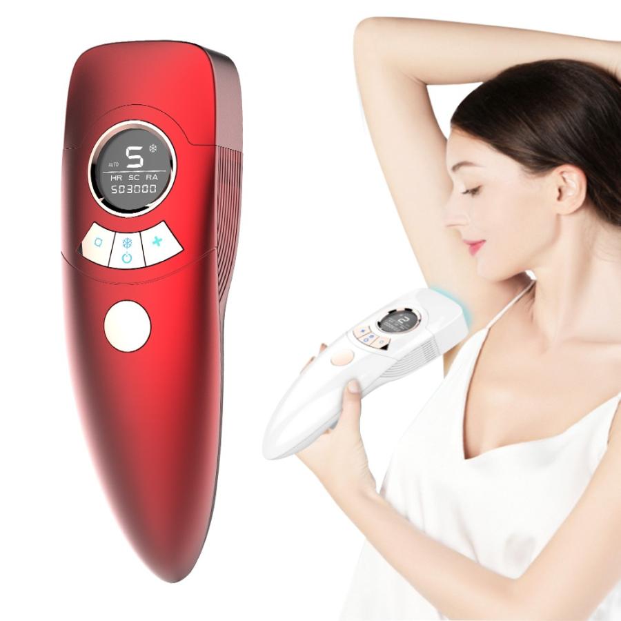 クーポンで10799円】IPL脱毛器 男女兼用 プレミアム強力脱毛 メンズ v